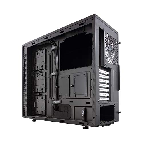 Fractal Design Define R5 - Mid Tower Computer Case - ATX - Optimized for High Airflow and Silent - 2X Dynamix GP-14 140mm Silent Fans Included - Water-cooling Ready - Black
