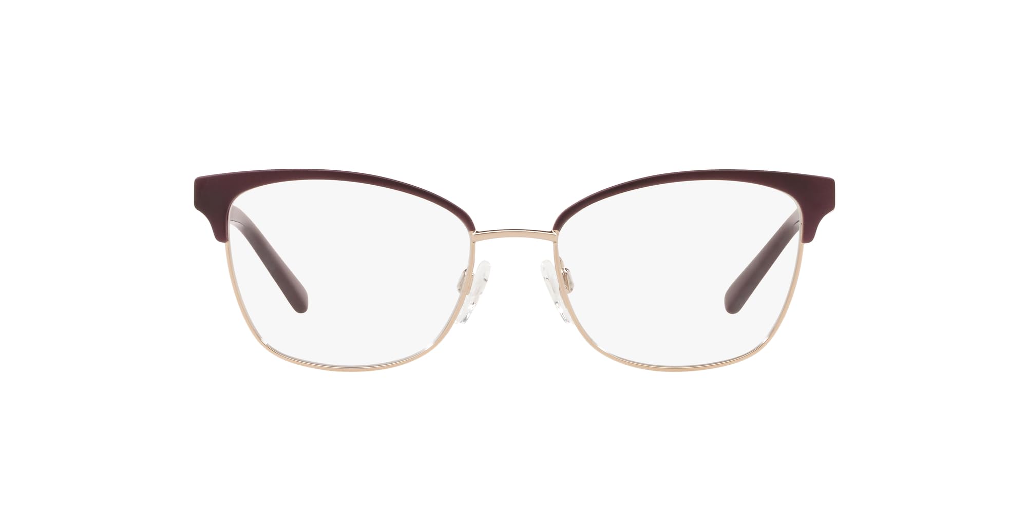 Michael Kors MK3012 Adrianna Iv Prescription Eyewear Frames, Matte Cordovan/Rose Gold/Demo Lens, 51 mm Image