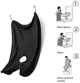 Leaflai Beard Bib Apron - Adjustable Hair Catcher for Men, Gifts for Him view 2