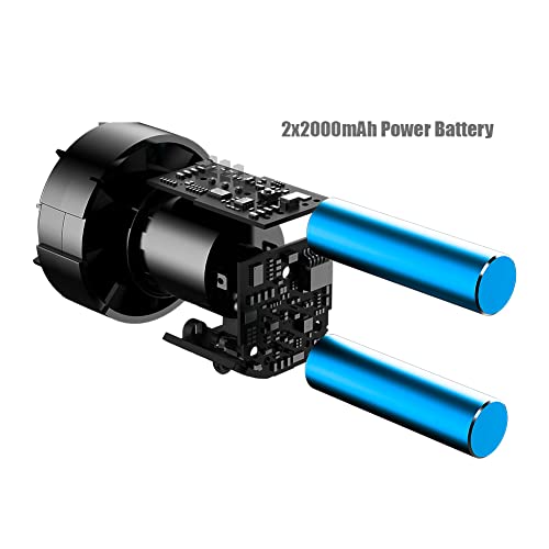 Car Vacuum Cleaner, Coclean Portable Cordless Handheld Vacuum Cleaner Lightweight 80W High Power 5800PA Strong Suction with Rechargeable 2x2000mAh Batteries for Detailing Pet Hair Car Home Office