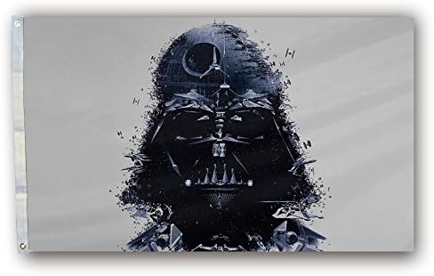 Melon Seeds Star Wars Darth Vader Mask Flag 3*5 Foot