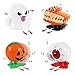 FUNNISM 12 Pieces Halloween Assorted Clockwork Wind-up Toys for Kids Party Favors