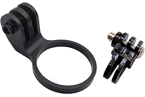 28.6mm Bike Headset Camera Mount Adapter Kit, Aluminum Alloy Stem Holder Fit ForGoPro/Fit for Hero 1, for Bicycle Handlebar S