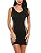 Avidlove Women's Fishnet Lingerie Mesh Chemise Babydoll Mini Dress Bodysuit Navy Blue