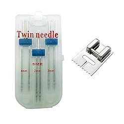 FF Elaine 3 Pcs Twin Stretch Machine Needle Double Twin Needles Pins (3 Size Mixed 2.0/90 3.0/90 4.0