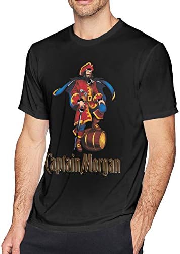 Mens Funny Captain Morgan T Shirts Black