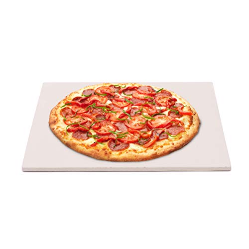Multichef Bread & Pizza Stone (Natural) Large Pizza Stone for Oven