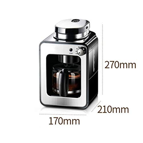 Kaffeevollautomat, Wand Aufschäumen Beste for Pre-Boden oder ganze Bohnen Kaffee Edelstahl Kaffeemühle Recht Temperatur… – Bild 3