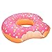 FairyStar Giant Inflatable Two-Bite Donut Pool Float ,Outdoor Swimming Pool Loung Tube Floatie Toys For Adults & Kids