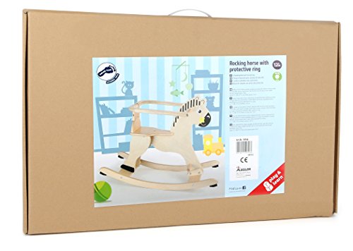 small foot Schaukelpferd mit Schutzring, Pferdesitz für Kleinkinder, aus Holz, ab 12 Monaten. Art-Nr. 10746 – Bild 4
