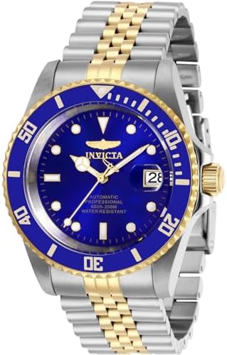 Invicta Men's Pro Automatic Stainless Steel Watch, Black/Grey