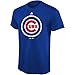 MLB Youth 8-20 Team Color Performance Primary Logo T-Shirt (Medium 10/12, Chicago Cubs)