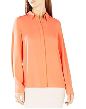 Women's Dianna Envelope-Back Woven Top
