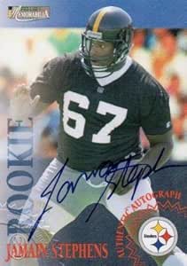 Jamain Stephens autographed Football Card (Pittsburgh 
