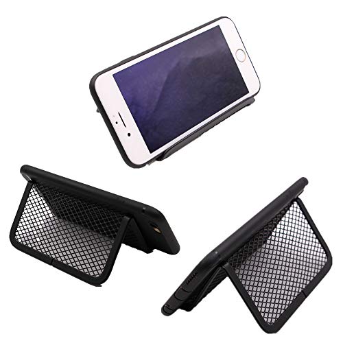 Xin store Metal Mesh Business Card Holder Organizer for Desk Office, Black (Pack of 8)