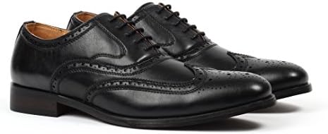 Santino Luciano Men's Oxford Wingtip Brogue Dress Shoes