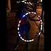 Peyan LED Sport Hoola Hoops for Kids Adults - 24 Color Strobing Changing LED Light - Weighted Glow Hula Rings Dance Toy for Sports Playing Exercise (Batteries Not Include)