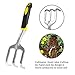 Famistar Garden Tool Set, 6 Piece Stainless Steel Tool Kit Heavy Duty Gardening Work Set with Soft Rubberized Non-Slip Handle Gardening Tools -Garden Gifts for Parentsthumb 3