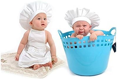 Fashion Chef Style Newborn Baby Infant Photography Props Outfits Unisex Gifts