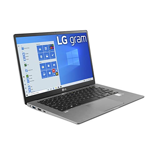 LG Gram Laptop - 14" Full HD IPS Display, Intel 10th Gen Core i7-1065G7 CPU, 16GB RAM, 512GB M.2 MVMe SSD, Thunderbolt 3, 18.5 Hour Battery Life - 14Z90N (2020)