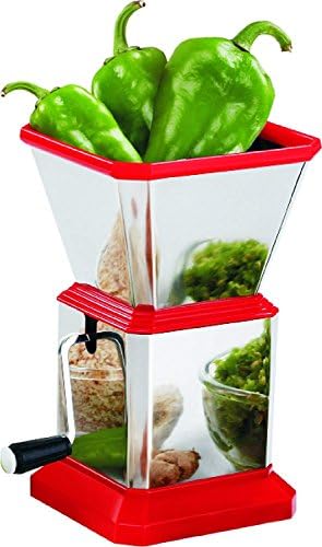 Vivir Stainless Steel Vegetable and Chilly-Cutter, Onion Chopper, Dry Fruit Crusher (Medium, Multicolour)