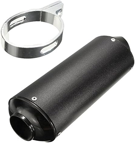 New 38mm Exhaust Muffler Clamp For 125 140 150 160cc Dirt Pitbike Lifan YX Stomp SDG Removable Pit Dirt Bike ATV Universal (Black)
