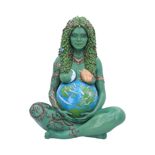 Nemesis Now Figura Grande de Gaia Art Pintada, Resina, Madre Tierra etérea Natural, 30 cm