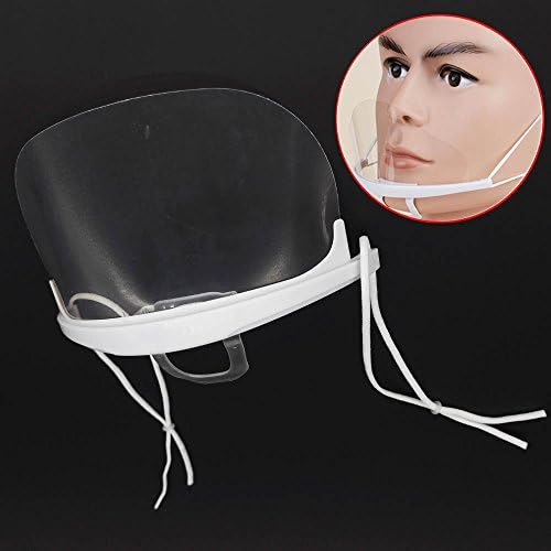 10pcs Transparent Microblading Mask Eyebrow Tattoo Plastic Crystal Anti-Fog Lens Mask Protective Medical Masks Permanent Makeup accessoire