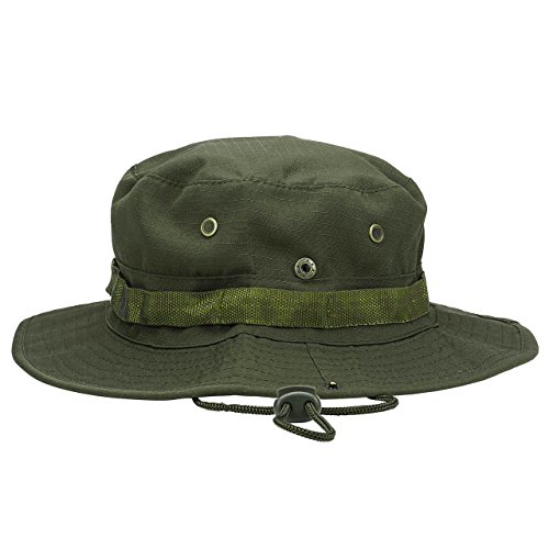 FALETO Outdoor Boonie Hat Wide Brim Breathable Safari Fishing Hats UV