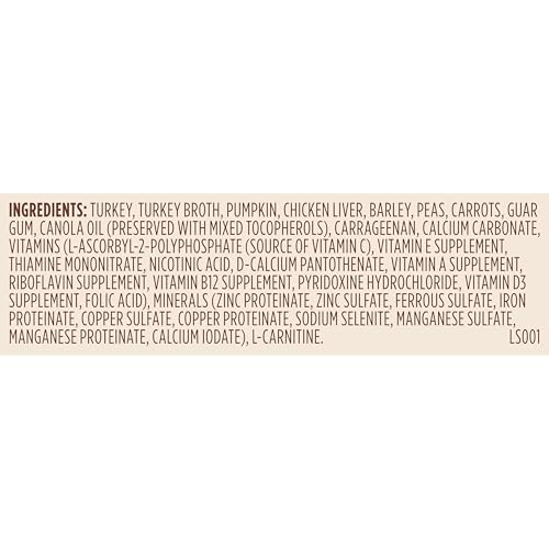 NUTRISH RACHAEL RAY WEIGHT MANAGEMENT WET DOG FOOD PREMIUM PATÉ REAL TURKEY & PUMPKIN RECIPE, 13 OZ. CAN, 12 COUNT