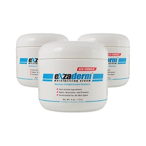 Exzaderm (3 Pack) Eczema Remedy Moisturizing Cream Over the Counter
