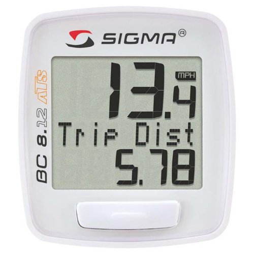 Sigma Sport BC8.12 ATS Wireless 8 Function Bicycle Computer, Black