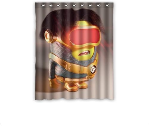 Personalized Custom Cyclops Funny Minions Window Curtains/Drape/Panels/Treatment Thermal Insulated Blackout Window Curtains 52" x 63" Inch