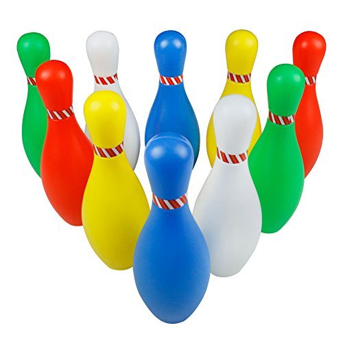 Kinder Bowling Spiel Spielzeug-Spiel Kinder Bowling-Set Party Spielzeug mit 1 Ball und 6 Pins