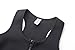 YIANNA Neoprene Sauna Suit - Waist Training Vest - Sauna Tank Top Vest with Adjustable Waist Trimmer/Shaper Trainer Belt for Weight Loss, YA8012-Black-New-3XL