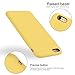 iPhone 6 Case, Ultra Thin Liquid Silicone Gel Rubber Shockproof Case and Ultra Soft Microfiber Cloth Lining Cushion for iPhone 6/6s (Yellow)
