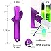 Clitoral Vibrator, Tongue Vibrator Stimulator, Soft Cunnilingus Licking Clit Tickler Adult Sex Toys for Female Nipple Oral Sex Couples Solo Blowjob Orgasm Vaginal Anal Vibe (Cunnilingus Purple)