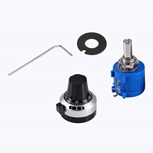 FloralLive 3590S-2-103L 10K Ohm Rotary Wirewound Precision Potentiometer Pot 10 Turn Practical