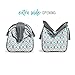 Fit & Fresh Charlotte Adult Insulated Lunch Bag with Carry Handles, Grey