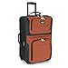 Travel Select Amsterdam Expandable Rolling Upright Luggage, Orange, Checked-Medium 25-Inch