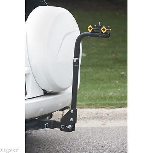 SKEMiDEX---Heavy Duty 4 Bicycle Bike Rack Hitch Mount Carrier Car Swing Down SUV Truck Van. Deluxe steel carrier converts from 2- to 4-bike carrier with easy-to-use included extension
