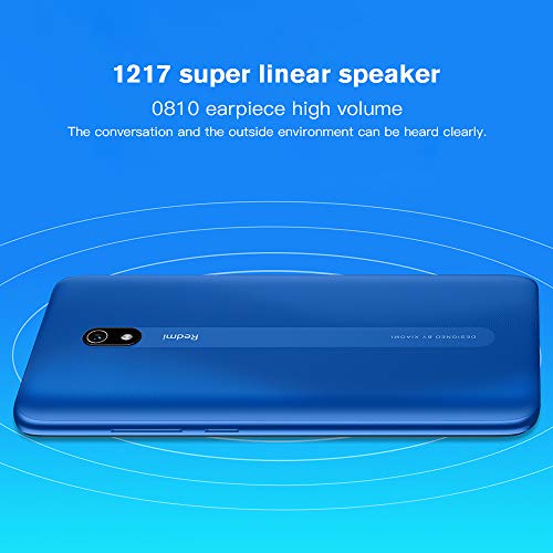 Xiaomi Redmi 8A Smartphone, 2GB 32GB Mobilephone, 6,22"Pantalla Snapdargon 439 Octa Core Teléfono Móvil 5000mAh 12MP AI Tipo Cámara Trasera 8MP Cámara Frontal,Versión Global (Azul) - Imagen 8