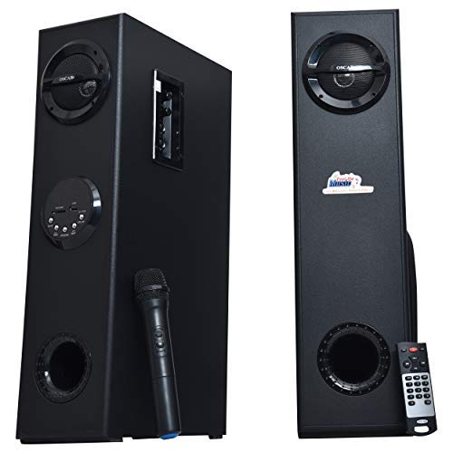 oscar 2.0 tower bluetooth speaker with karaoke