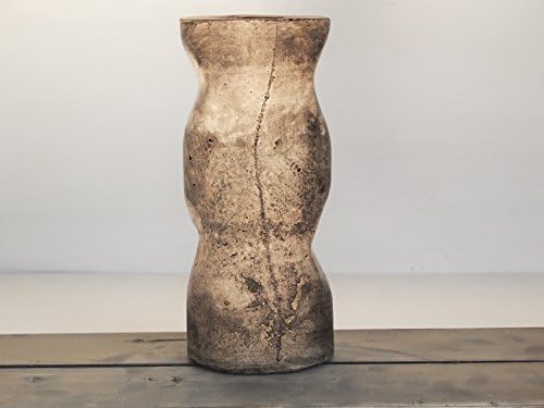 Concrete Vase: Kevlar Reinforced, Handmade- Hand Painted