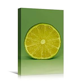signwin Canvas Wall Art Lime Portrait Chic Citrus...