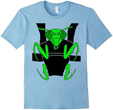 Mens Praying Mantis Baby Carrier shirt funny pet bug tee XL Baby Blue