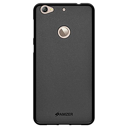 AMZER Pudding Soft Gel TPU Fit Case Cover Skin for LeEco Le 1S - Retail Packaging - Black