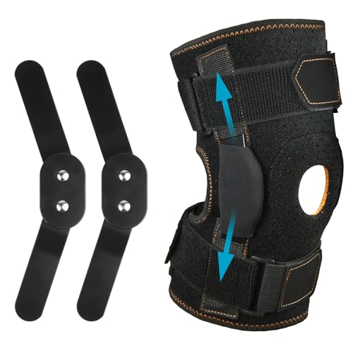 AOOWU Knee Brace with Dual Side Stabilizers