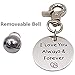 OFPUPPY Cat ID Tags - Dog Memorial Gifts - Pet Birthday Gifts with Bell Dog Stainless Steel Pendant with Gift Bag Pet Label Present Style for Dogs & Cats Collar