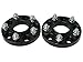 UberTechnic 25mm (1 inch) Black 5x100 Wheel Spacers - Hubcentric 56.1 for Scion FRS FR-S BRZ Baja Forester WRX Impreza Legacy Outback Saab 9-2x